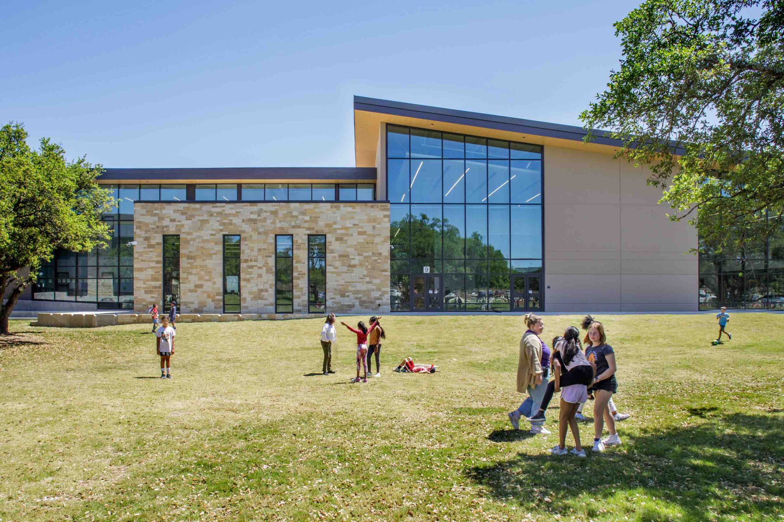 Bar W Elementary Courtyard