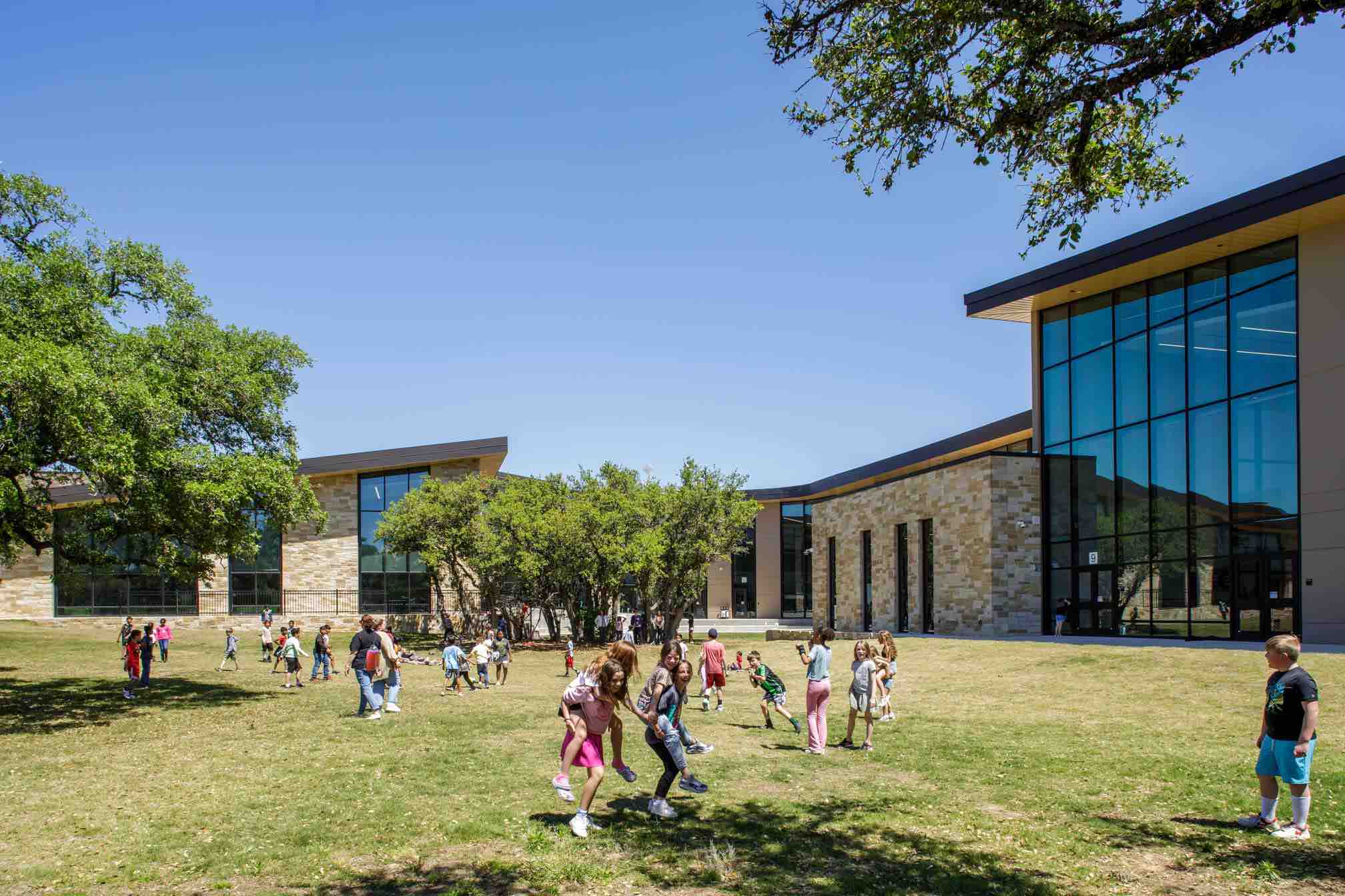 Bar W Elementary Courtyard