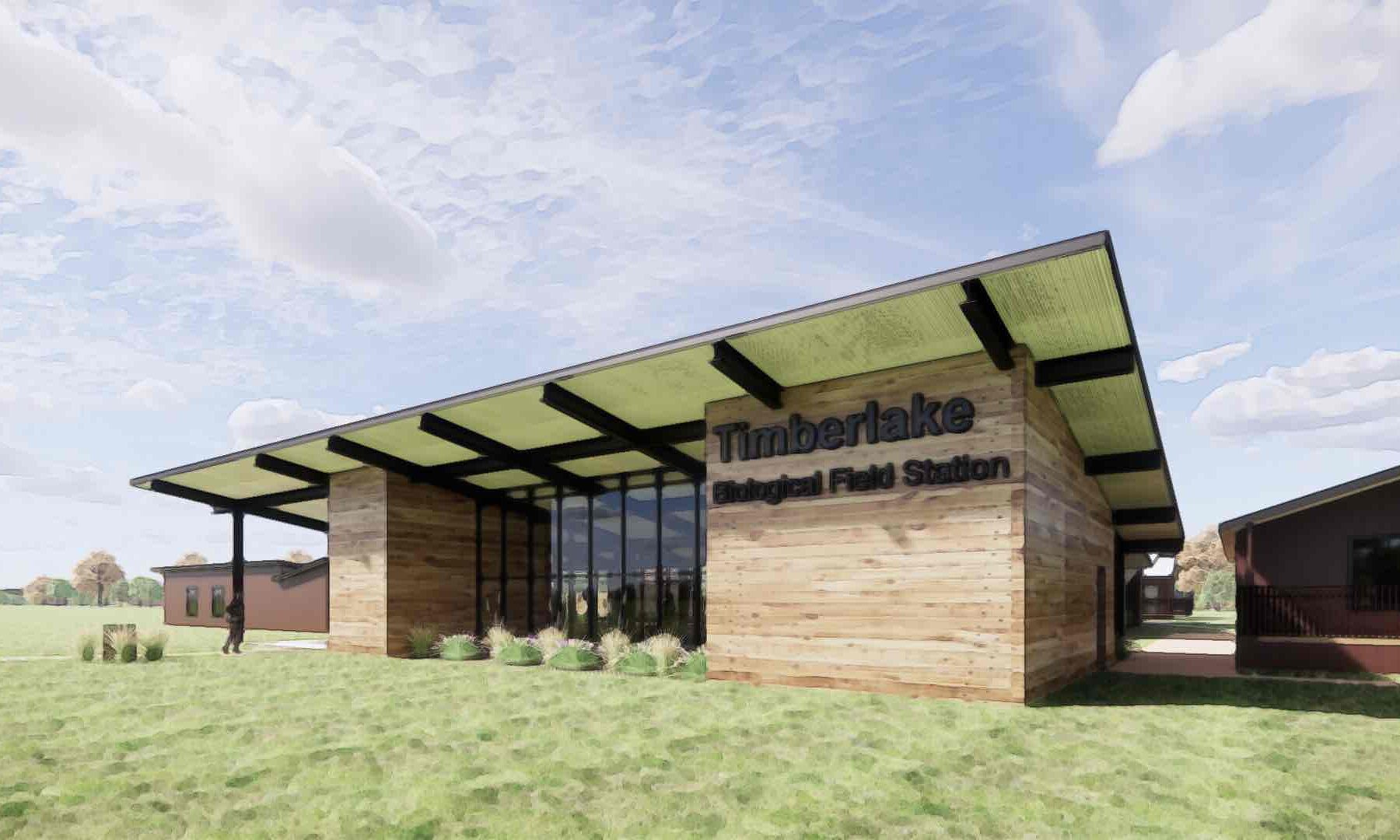 Rendering of the Timberlake Biological Field Station entrance