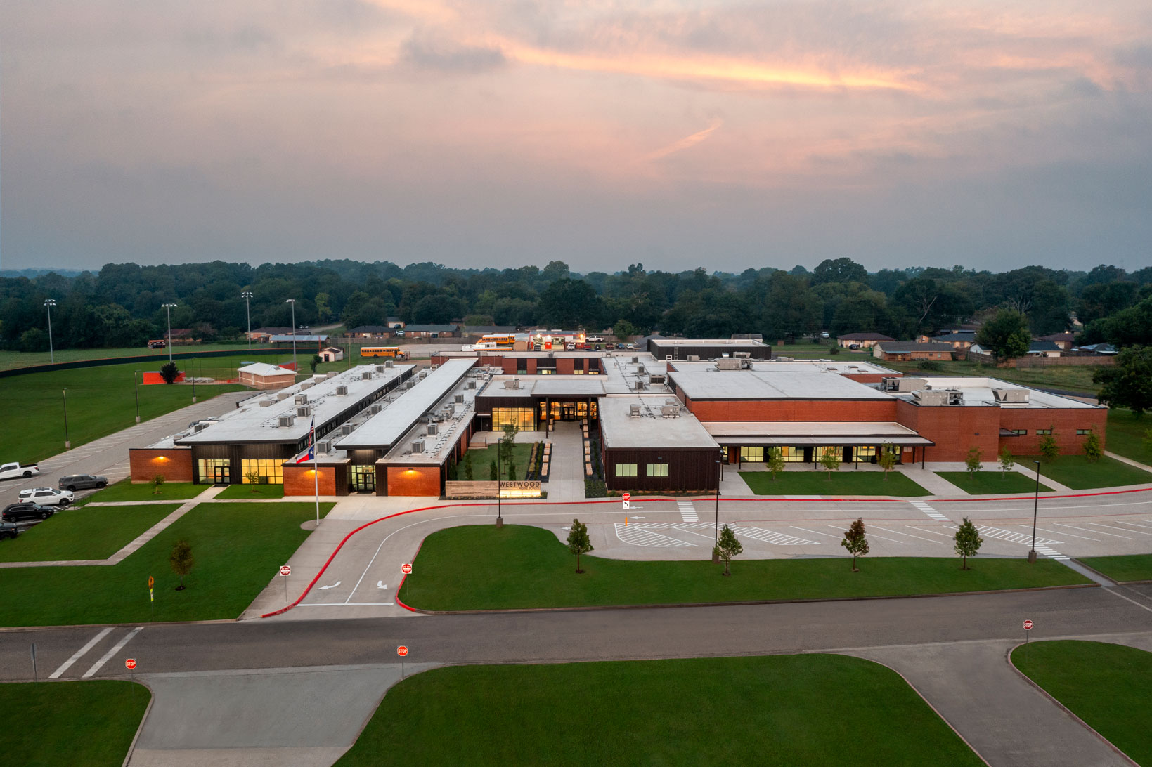 Westwood Middle School Aerial