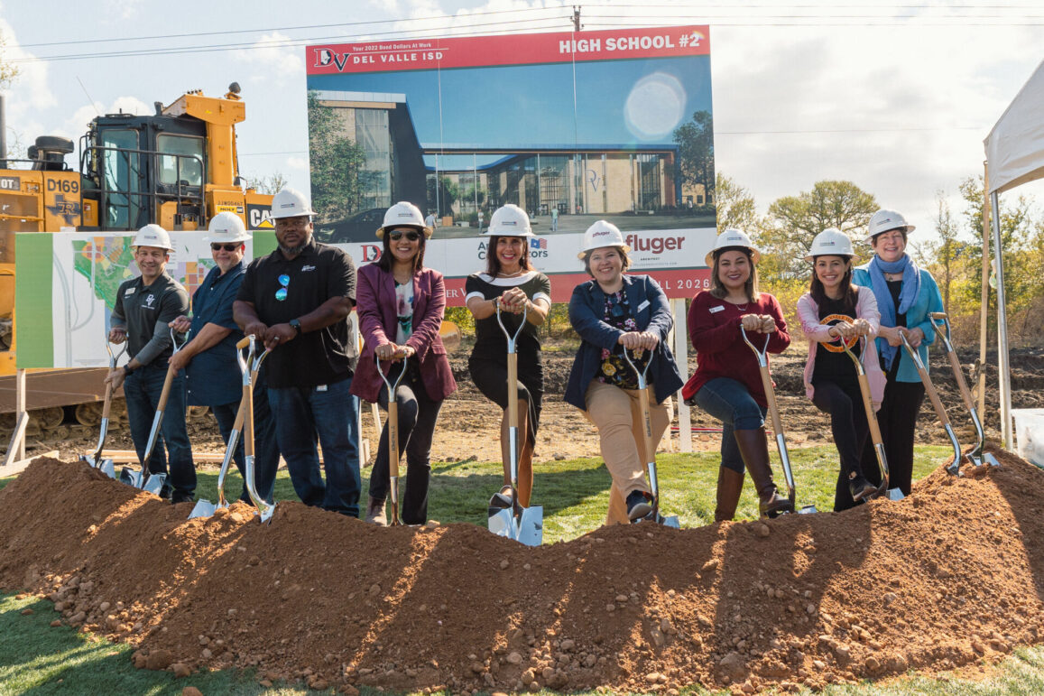 Pfluger Architects and Del Valle ISD Break Ground on Second High School
