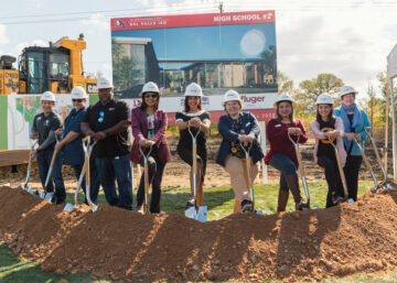 Pfluger Architects and Del Valle Break Ground on High School #2