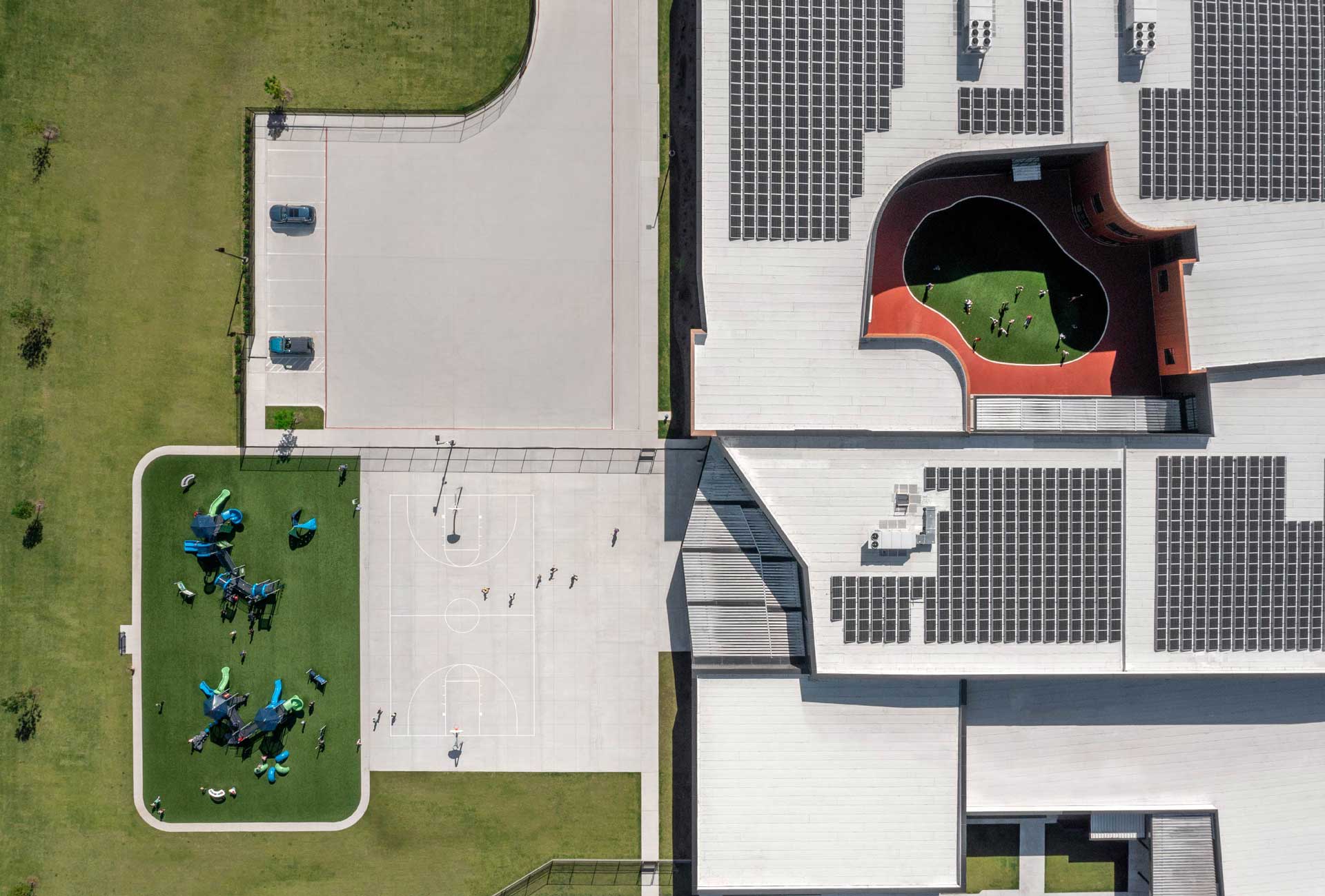 Aerial of Martinez Elementary
