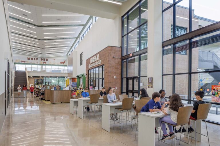 Students in the Library