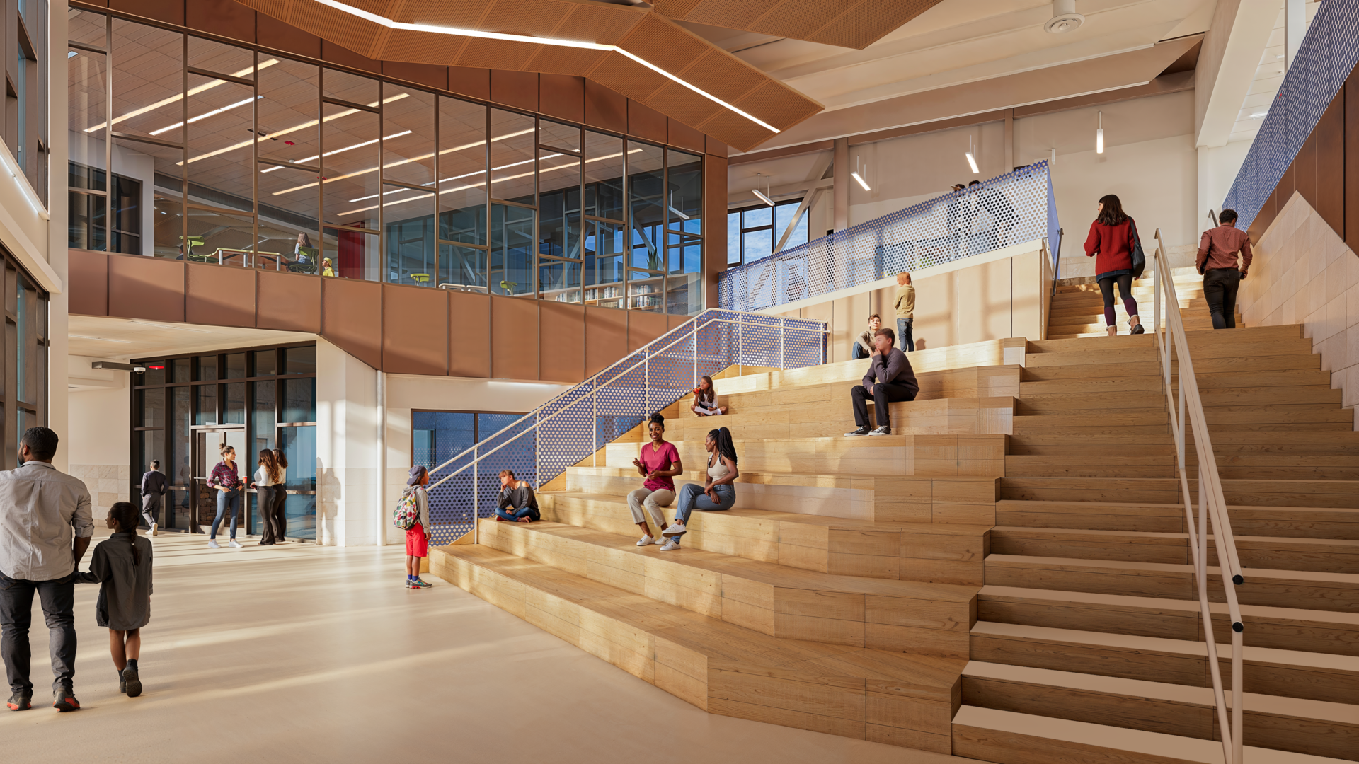 Learning stair view rendering